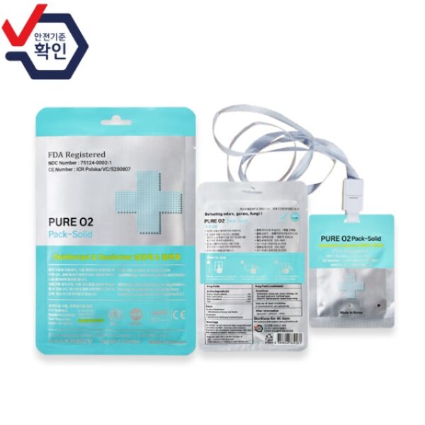 Eco-friendly sterilization and deodorant Pure O2 Pack Solid