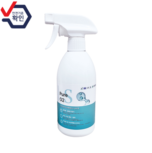 Pure chlorine dioxide water S(s) 500ml spray